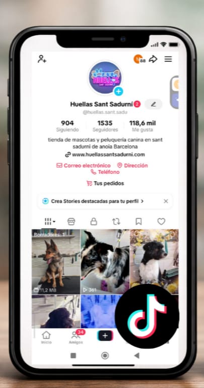 tiktok de huellas sant sadurni 