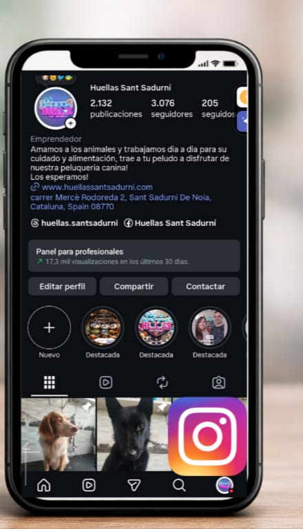instagram de huellas sant sadurni
