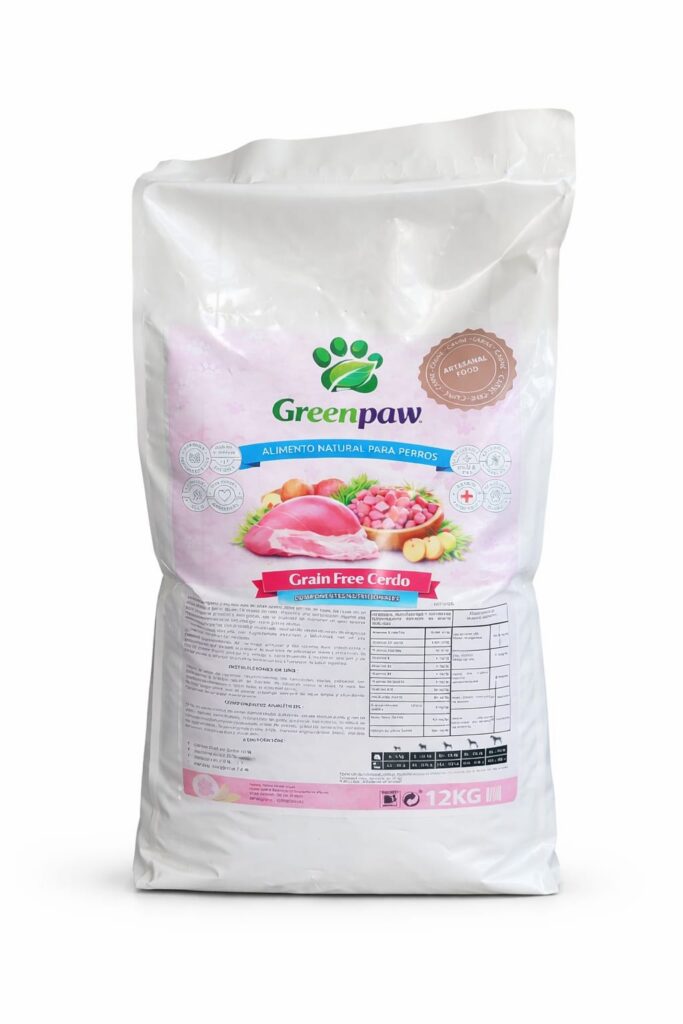 Greenpaw grain free cerdo pienso para perros con problemas de piel