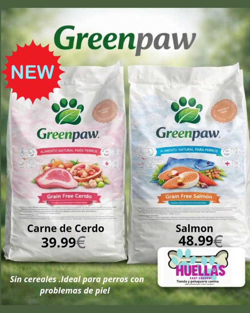 Greenpaw pienso sin cereales para perros salmón y cerdo