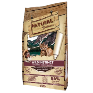 Dry Cat Food Wild Instinct Medium & Large Breed All Age