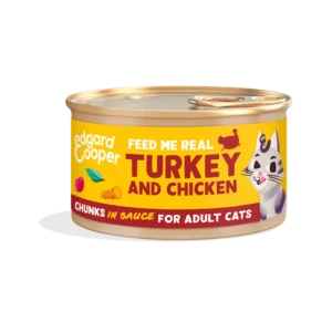 Pavo con Pollo Monoprotéico Gato Adulto Trocitos en Salsa 85g