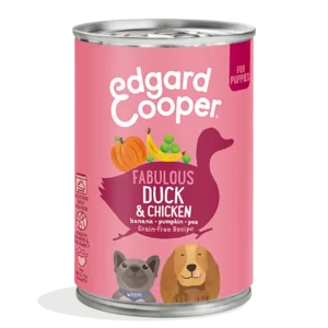 Latas Pato y Pollo Perro Cachorro 400g