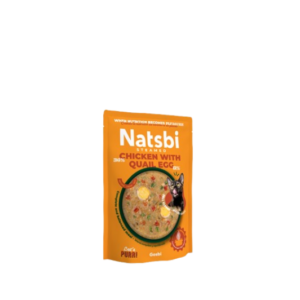 Natsbi Steamed Gravy Cat Chicken with Quail Egg 80g