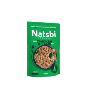 Natsbi Steamed Dog Chicken & Lamb 200g