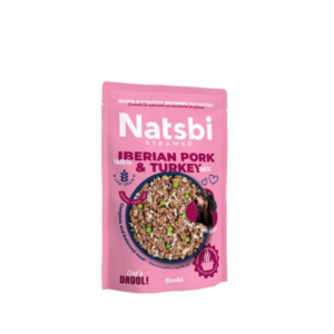 Natsbi Steamed Dog Iberian Pork & Turkey 200g