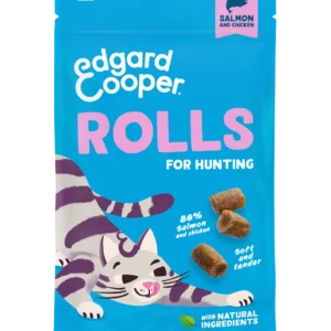 Rollitos para Gatos Salmón y Pollo 45g