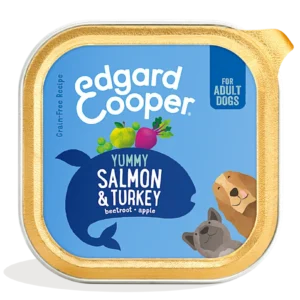 Tarrinas Salmón y Pavo Perro Adulto Hipoalergénico 150g