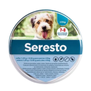 Collar Seresto contra Garrapatas y Pulgas 38cm  Para Perros de menos de 8kg