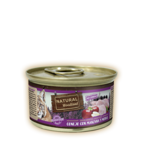 Wet Cat Food Conejo con Manzana y Moras 85g